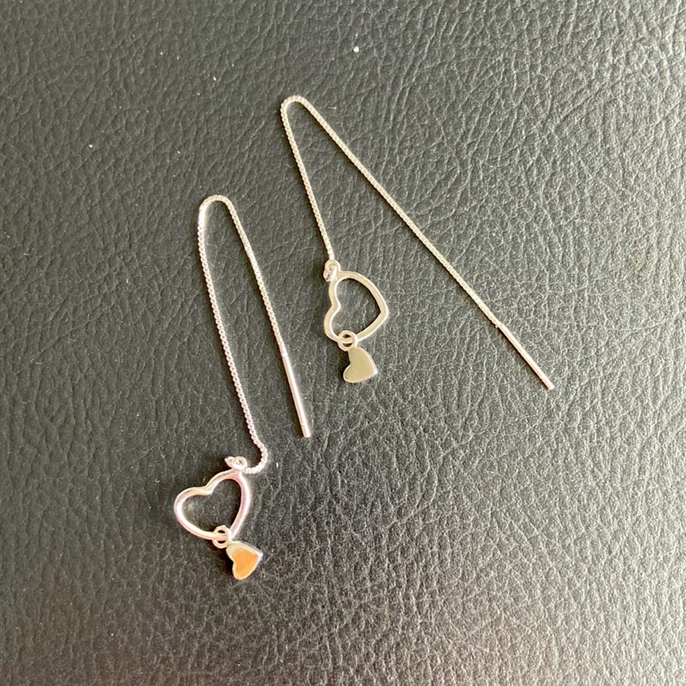 Valentines gift 🎁 Silver earring threader